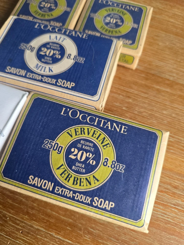NEW Set of 6 L’OCCITANE Milk Soap Beekman 1802 Bars Various Sizes - Image 2 of 4