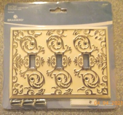 Brainerd Fairhope White Wash Standard Wall Plate 662664