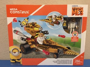 mega construx despicable me 3 dru's transforming car