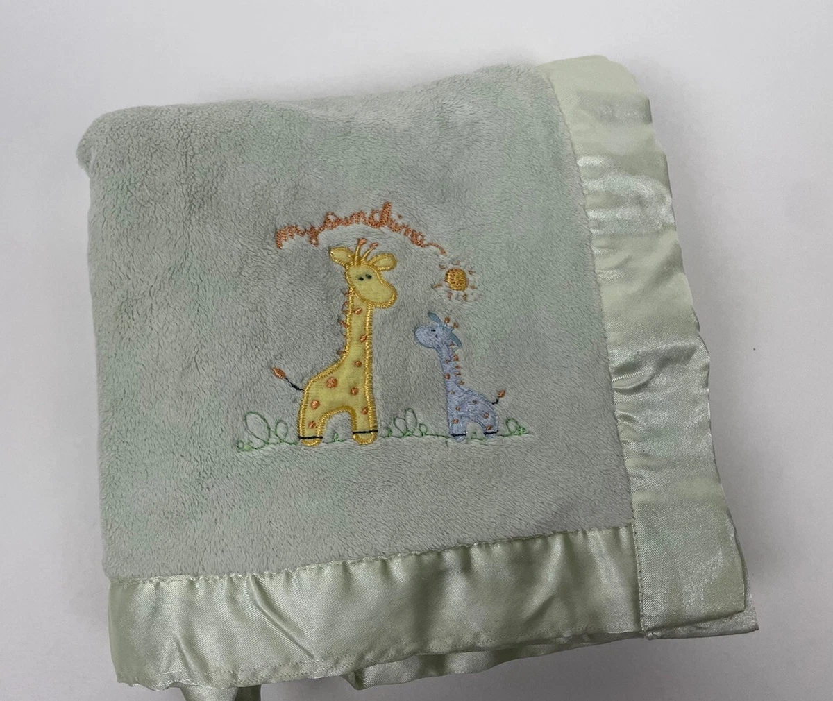 Giraffe baby blankets hot sale