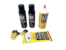 Harris Bed Bug Lot (Spray + Traps + Bite Reli...