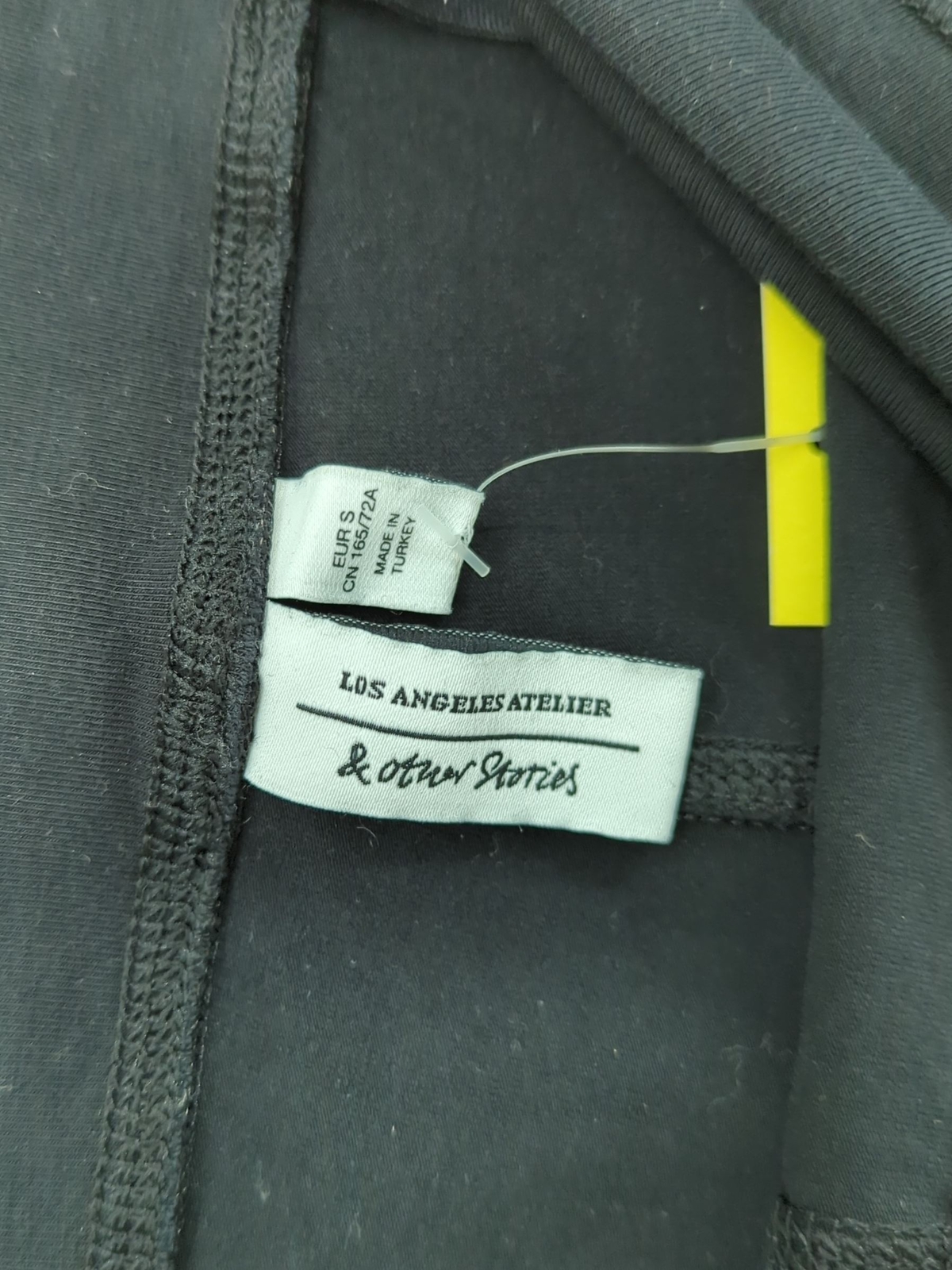 ALTRA & Other Stories Pantaloni Sportivi Donna S Nero Cotone con Elastan Leggings