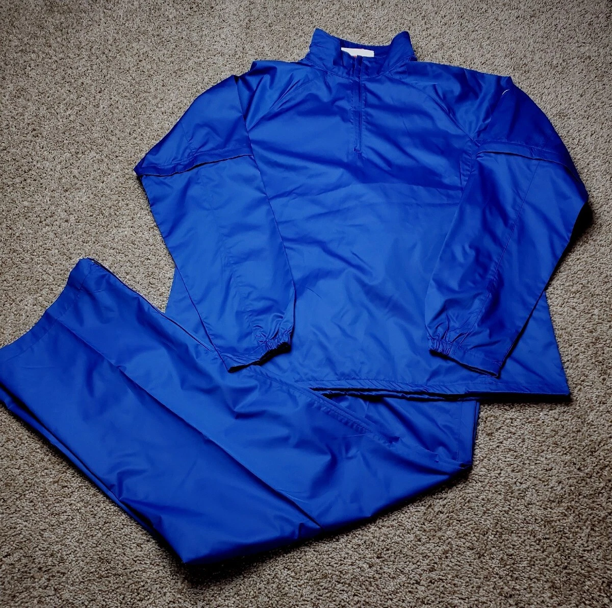 Nike Team Track Suit Size XL Womens Blue Storm Fit Convertible