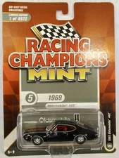 2022 RACING CHAMPIONS MINT 1/64 1969 OLDSMOBILE 442 BLACK RELEASE 2