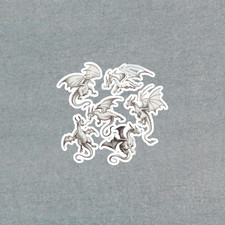Majestic Dragon Stickers - Mythical Flying Creatures Decal Set for Fantasy Lover