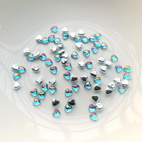 Glittering Heart jewelry accessories Rhinestones Scrapbook crafts Nail Art Desig - Picture 8 of 21