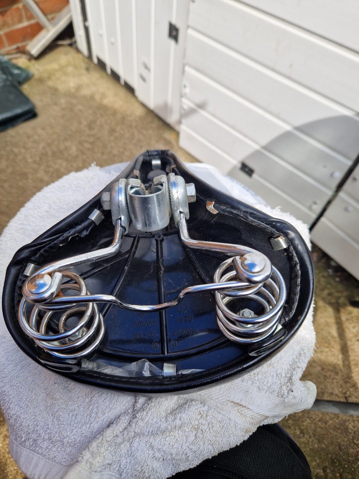 Ariake Vintage Bike Saddle eBay