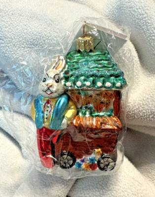 Retired Christopher Radko Ornament New w/TAG Carrot Cart 99-188-0 (0-480)