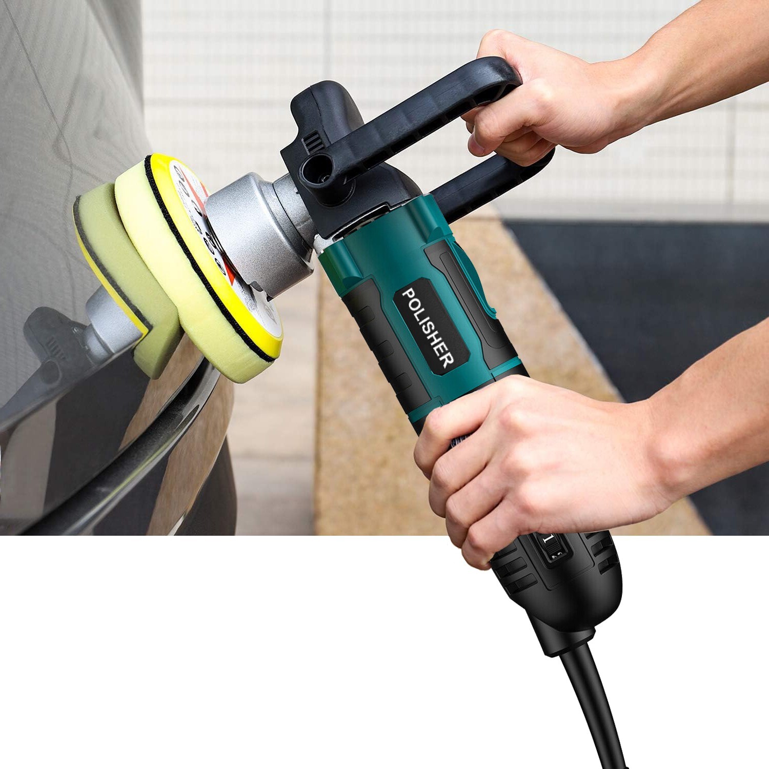 Dual Action Car Polisher Buffer Sander Orbital DA Polishing Machine ...
