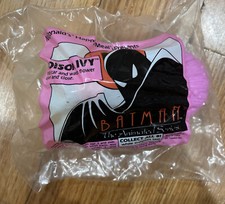 1993 BATMAN ANIMATED SERIES MCDONALD'S HAPPY MEAL POISON IVY PULLBACK CAR NIP