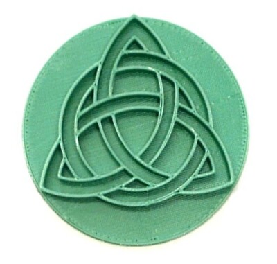 TRINITY TRIQUETRA CELTIC KNOT COOKIE STAMP EMBOSSER MADE IN USA PR4450