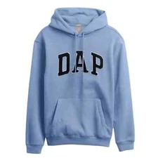 GAP DAP Dapper Dan Hoodie Sky Blue Size XL