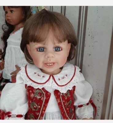 Künstlerpuppe '' Mia-Maria '' Monika Levenig. Vollvinyl.  Lim: 350