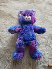 Build a Bear: Stars A Glow in the Dark Kitty Cat Purple Starry Plush 17"