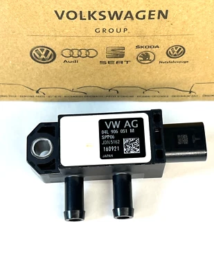 Original Abgasdrucksensor Differenzdruckgeber 04L906051M VW AUDI SKODA SEAT NEU - Bild 1 von 4