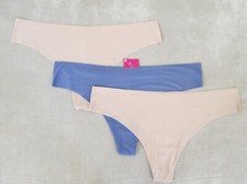 NEW COMMANDO 'Butter' Midrise Modal Thongs 3 Pairs Size XL Beige Hyacinth 96