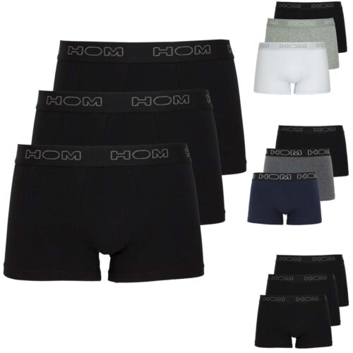 HOM 3 Pack Men's Boxer Shorts Boxer Trunks Color Choice S M L XL XXL Price Advantage - Picture 1 of 14