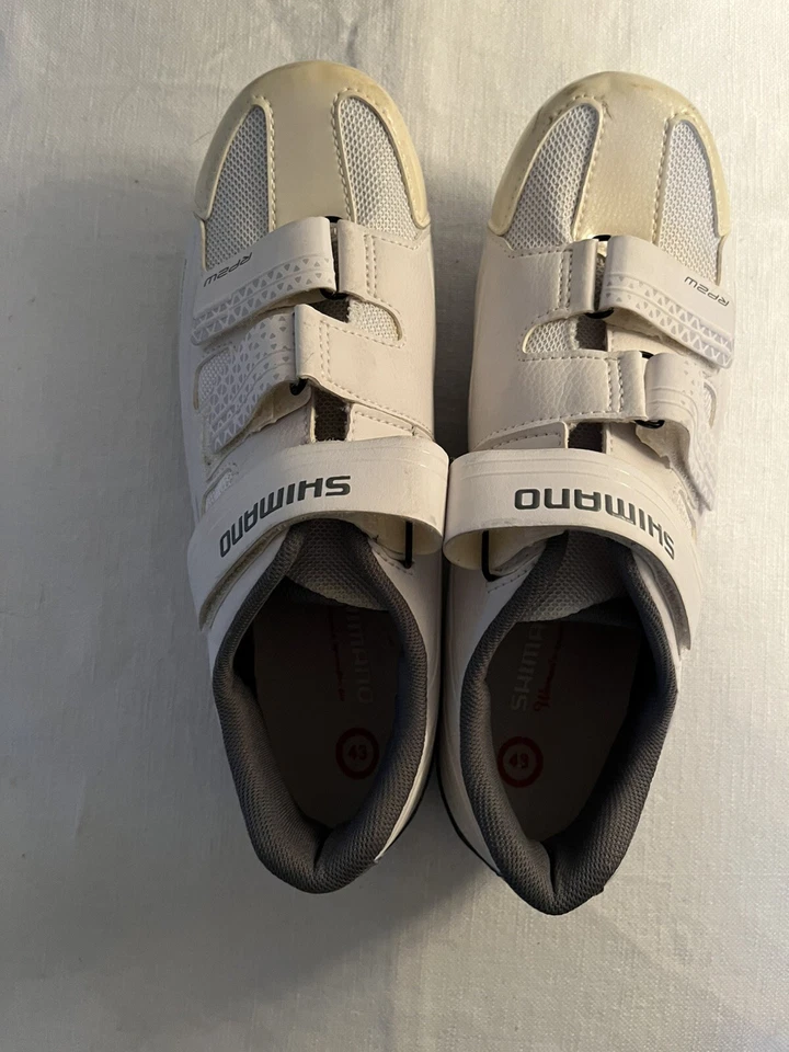 Zapatillas de ciclismo Shimano RP200-W blancas de segunda mano con talla 43/10,4 Foto 4 de 4