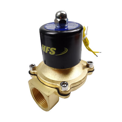HFS(R) 110V AC 1'' Electric Solenoid Valve Water Air Gas, Fuels N/C