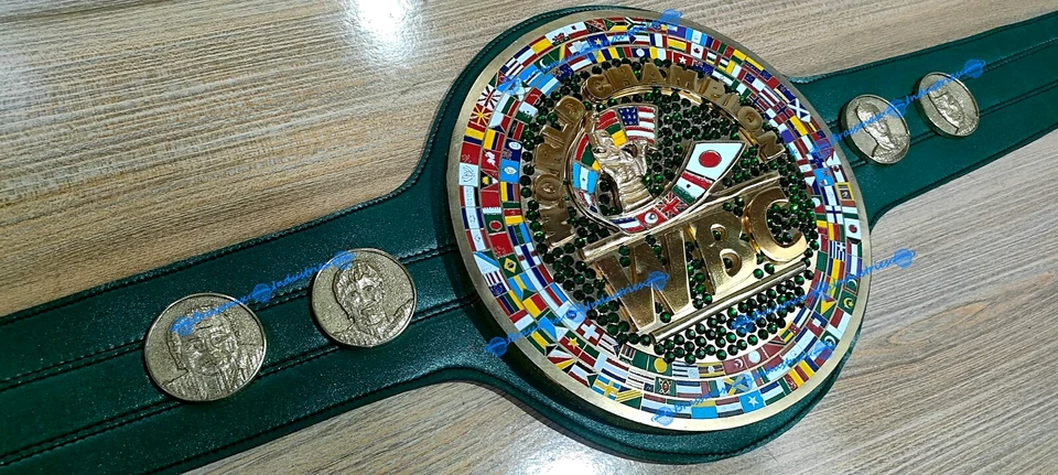 Cinturón Campeonato Mundial de Boxeo Esmeralda CMB - Placas 3D de 8 mm - Consejo Mundial de Boxeo Foto 2 de 4