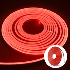 5M 12V Flexible Sign Neon Lights Silicone Tube LED Strip Lamp Waterproof Decor