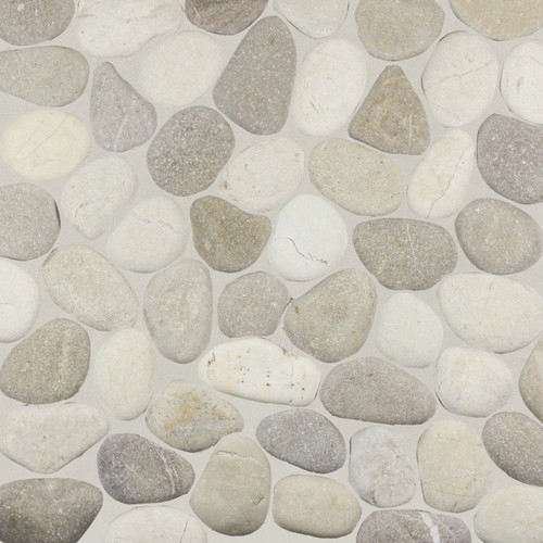 Seasalt Kiesel Naturstein Mosaik Wand- & Bodenfliese (9,21 $/Quadratfuß)