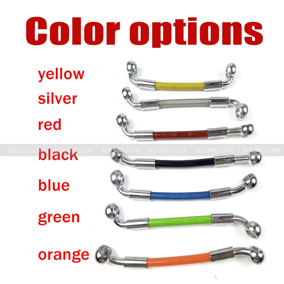 Fit For kawasaki Pipe Braided Hydraulic Motorcycle Brake Clutch Oil Hose Line - Image 4 of 4