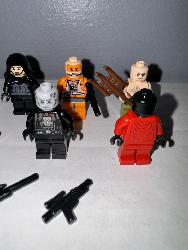 LEGO Star Wars Minifigura Lote De 7 - Boba Fett, Vader, Sidious, Piloto, Malakili Foto 3 de 4