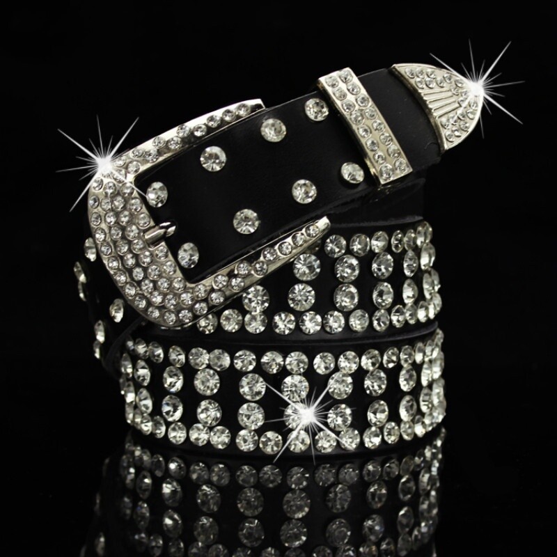 Designer Belt For Men And Women Shiny Diamond Belt New Releases