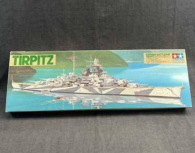 TAMIYA BATTLESHIP TIRPITZ Model Kit 1/350 - NOS