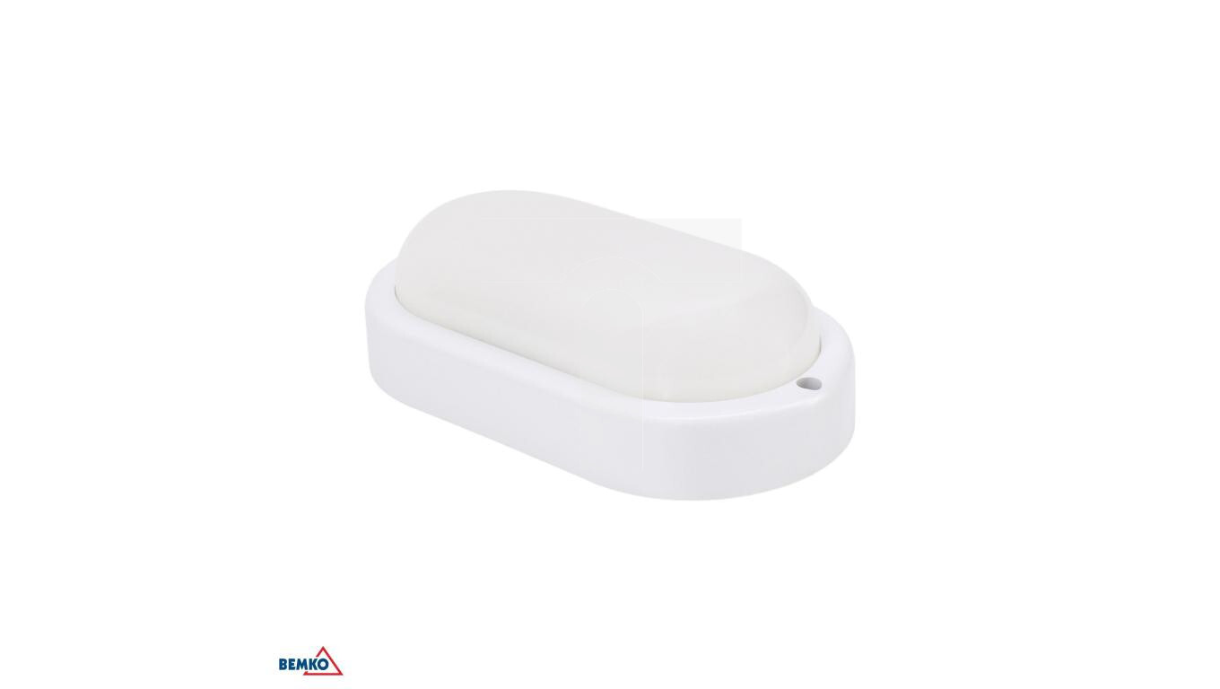 LED KANLO LUMINAIRE OVAL 8W 4000K 760LM IP54 WHITE C45-KAN2-08-WHO-4K /T2UK