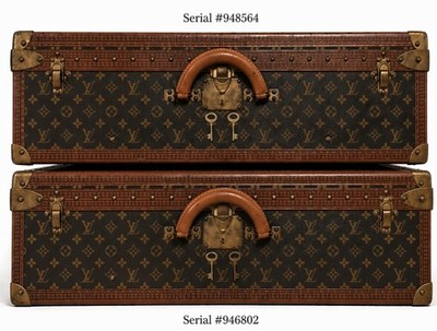 Louis Vuitton Vintage Monogram Alzer 75 Hard Case Luggage Trunk