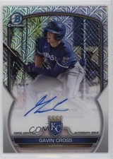 2023 Bowman Chrome Mega Box Chrome Mojo Auto Gavin Cross #BCMA-GC Auto o8g