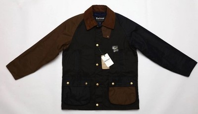 Barbour Hayden Bedale Patch Waxed Cotton Jacket Sz 38 in Olive