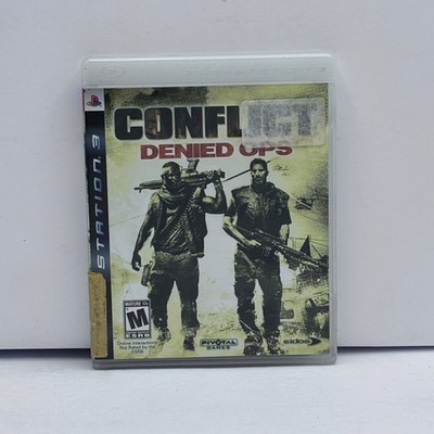 Conflict Denied Ops PlayStation 3 PS3 Video Game Co-op Shooter Multiplayer