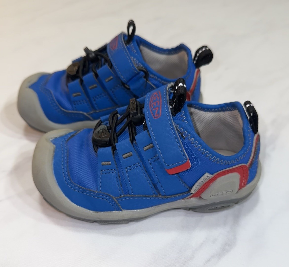 Blue/gray Us 8 Toddler -mesh