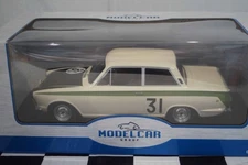 Model Car Group Ford Cortina (lotus) 1966 in white #31 ref MCG18436R 1:18th