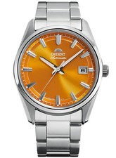 Reloj mecánico para hombre Orient Stretto Date RN-AC0R08Y naranja fecha 2026