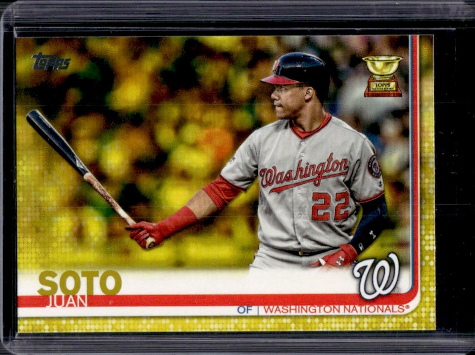 2019 Topps Juan Soto Yellow #213 Nationals