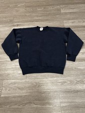 Vintage Olympics Sweatshirt Adult L Blue Logo team USA Made Crewneck Y2K Mens