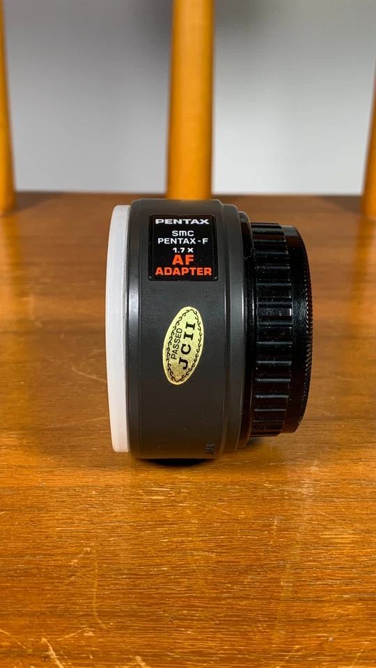 Pentax SMC Pentax-F Teleconverter 1.7x AF Adapter Made in Japan - Image 3 of 4