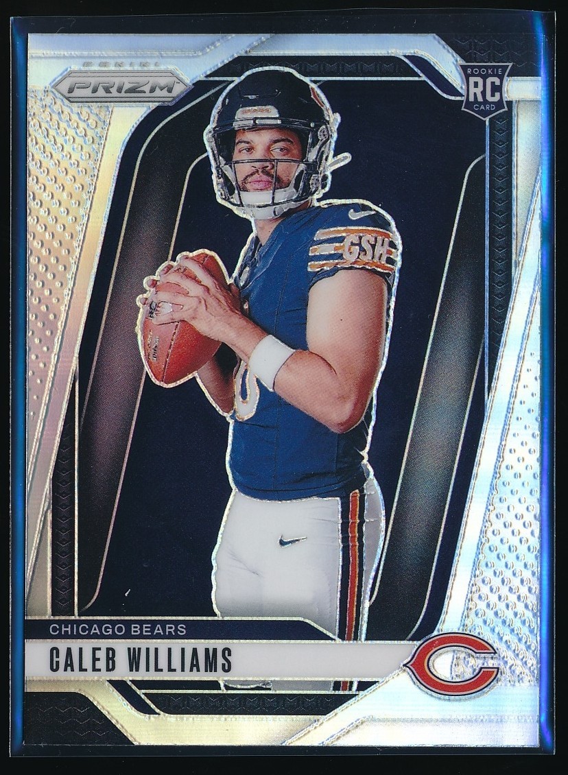 Caleb Williams 2024 Panini Prizm #301 Silver Image Variation RC Rookie