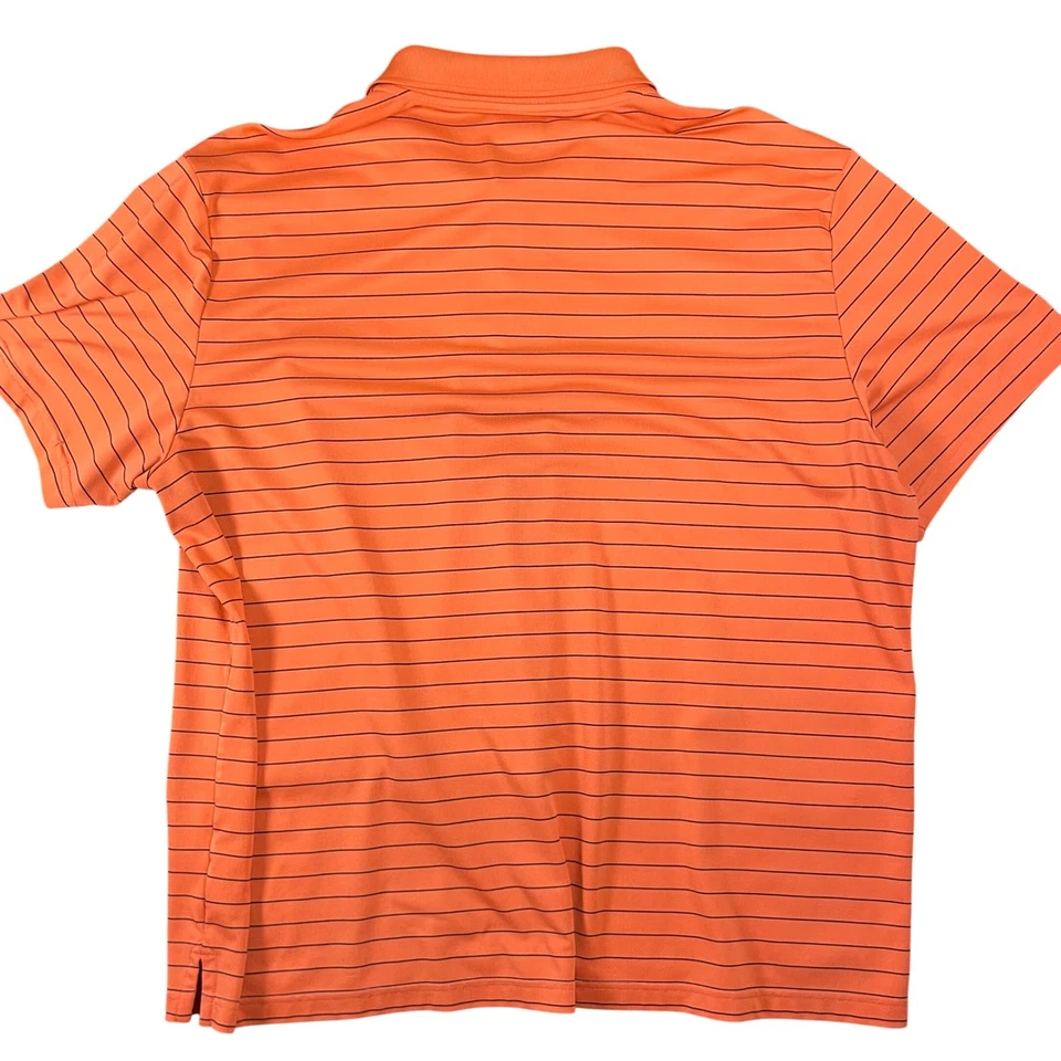 Camisas polo de golf Greg Norman para Tasso Elba (2) 3XL naranja melocotón negro jugar seco Foto 3 de 4