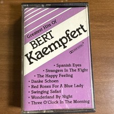 Bert Kaempfert- Greatest Hits- Cassette Tape Spanish Eyes Rare Tape 