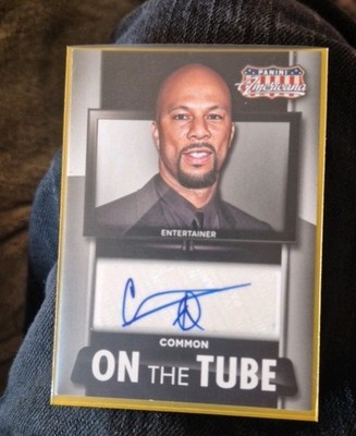 2015 Panini Americana Common Native Tongues Actor Rap Rapper On the Tube Auto