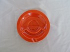 VINTAGE FIESTA WARE HARLEQUIN ASHTRAY SAUCER RED