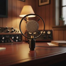 Vintage Condenser Microphone 25mm Diaphragm XLR Studio Vocal Broadcasting