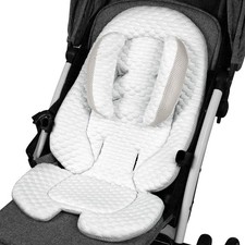 KAKIBLIN Infant Car Seat Insert, Head Neck Body Support Pad, Reversible, Breatha