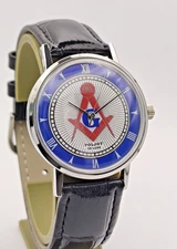 Poljot de Luxe Masonic Style Men's Watch  Slim 2209 Vintage Mechanical Soviet 