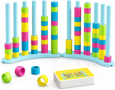 Color Matching Challenge Game 2 Pack   Fast Pattern Color Sorting & Stacking Toy